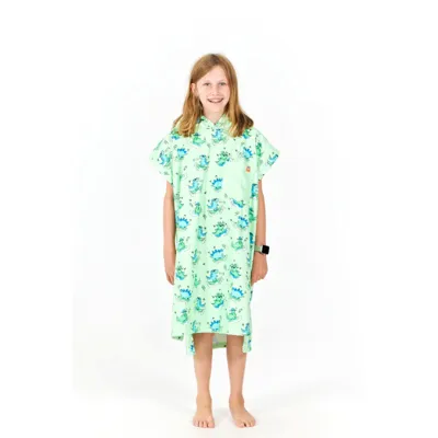 Poncho Kids - Dino - Green