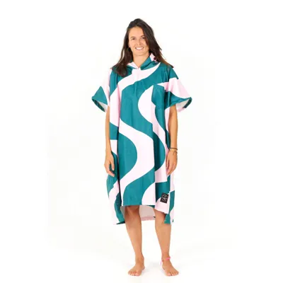 Poncho swim Club - ONDULATIONS - PINK GREEN