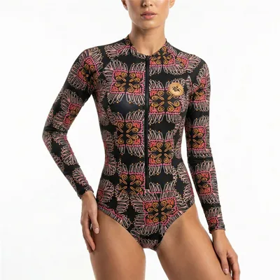 Ženske kopalke Paulina Sabioncello Tribal Zip